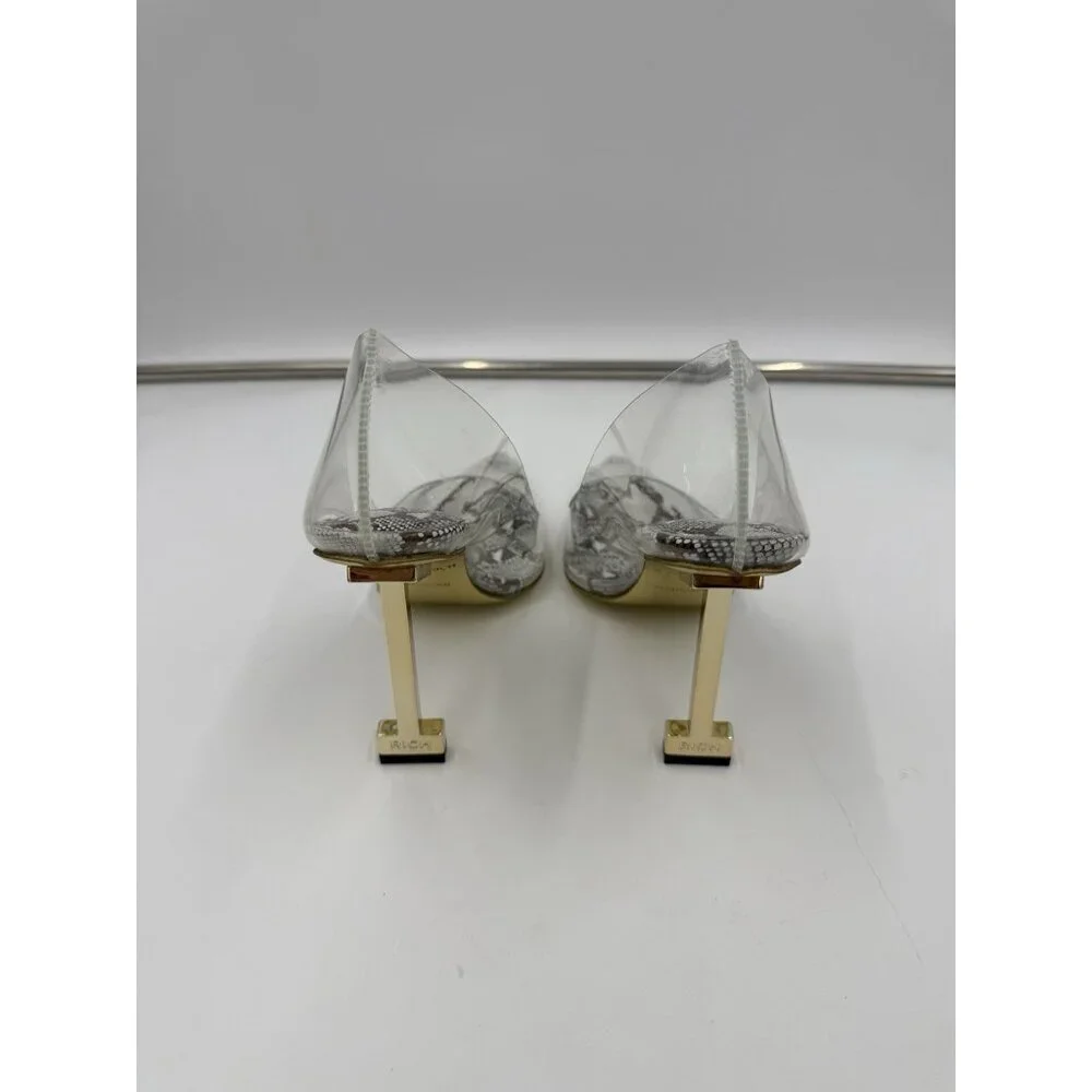 Jessica Rich So Fancy Sandal Snake Print Stiletto Pumps New Size EU 38 USA 7.5 8 - Picture 6 of 10